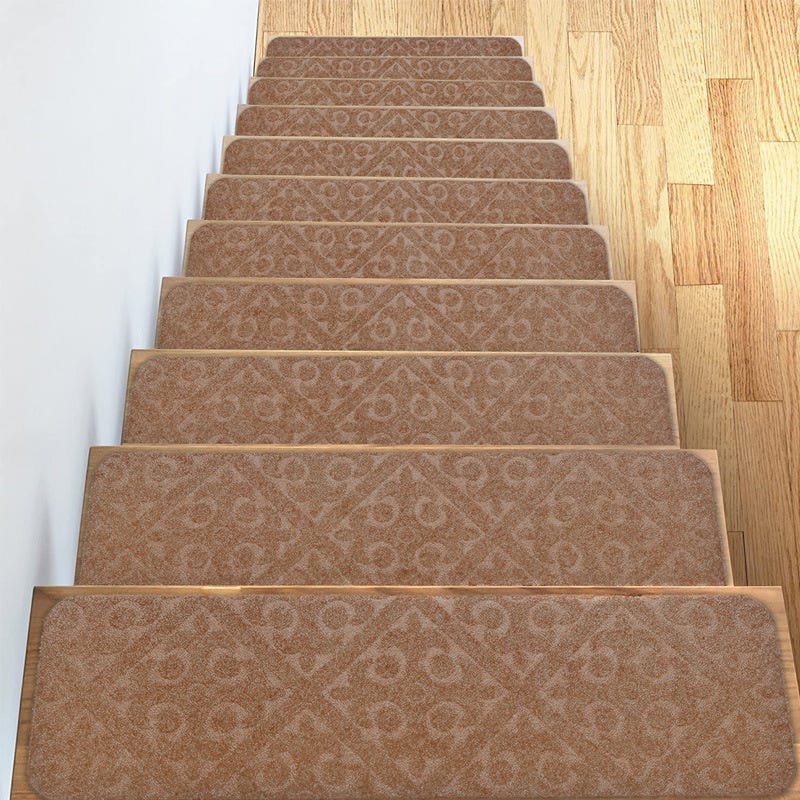 Lot de 15 tapis d'escalier protection d'escalier antidérapant