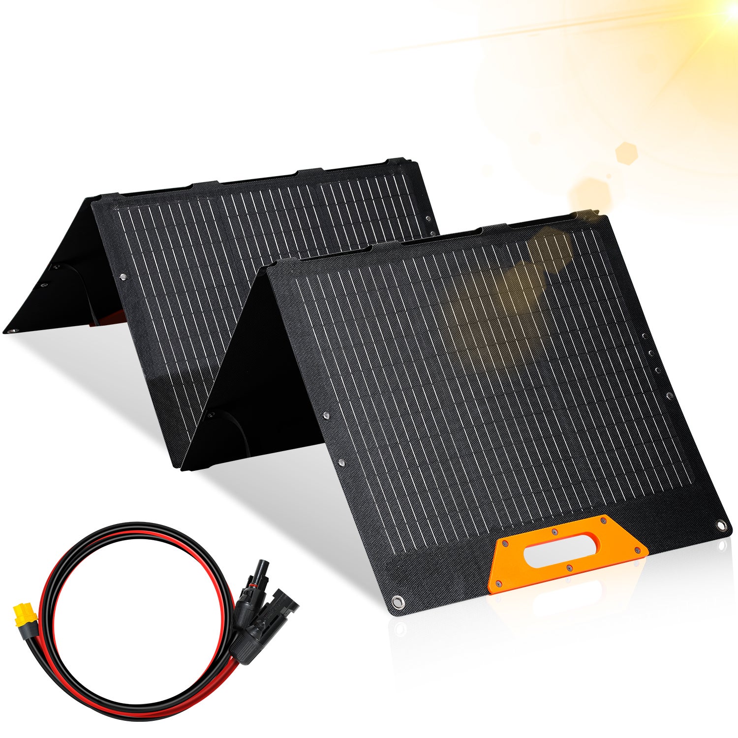 200 Watt Panneau solaire pliable flexible kit panneau solaire panneau  solaire pour caravane