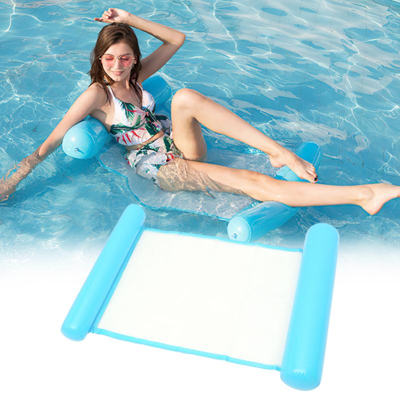 Sinwind Multi Usage Flottantes Hamac, Flotteur Gonflable Piscine 4 -en-1flottant De Inclinable Flotteur Hamac Hamac Deau Multi Usage Pliable Flottant