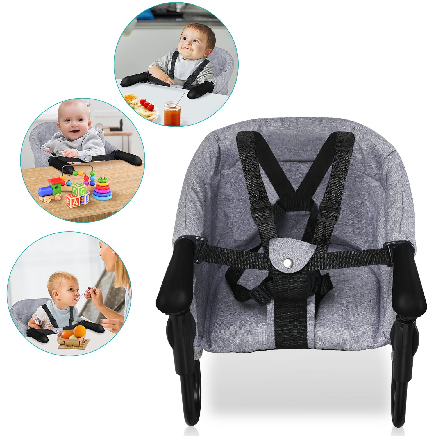 Siège de table bébé 6-36 mois Rehausseur de siège Chaise bébé