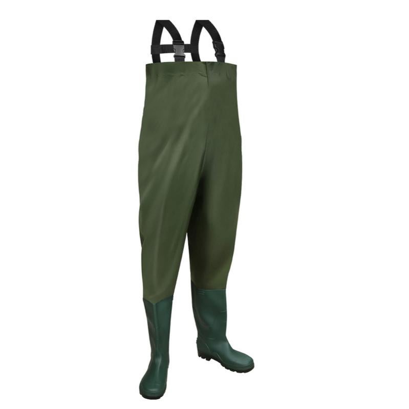 Cuissardes De Pêche En Nylon – Pantalon Wading Unisexe Beige/jaune – Neuf Avec étiquettes
