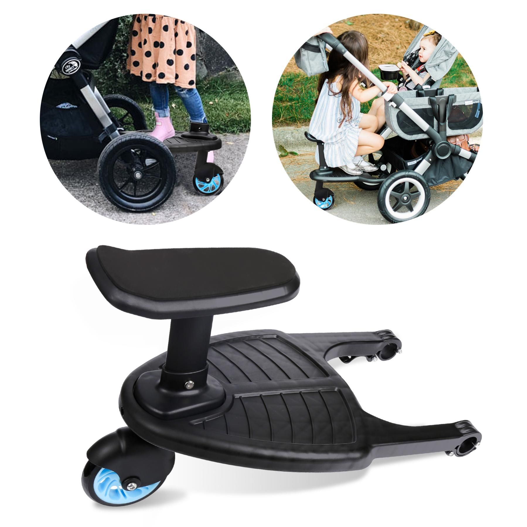 Pedale de Poussette Marche Pied Poussette Confort marchepied Planche a roulettes Bleu Leroy Merlin