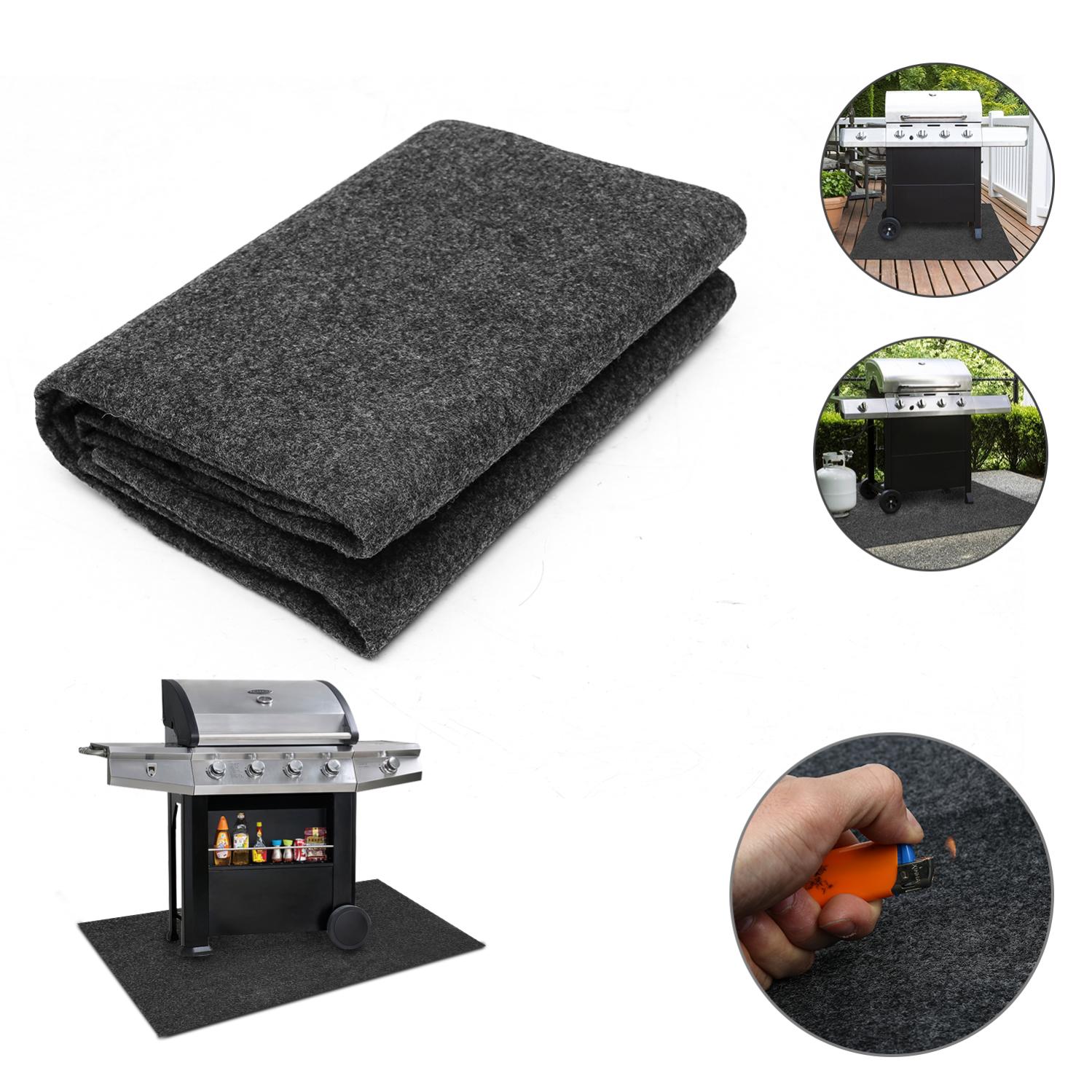 Tapis Ignifuge - Tapis De Barbecue Résistant à La Chaleur 50 X 30 Cm - Tapis Ignifuge - Protège