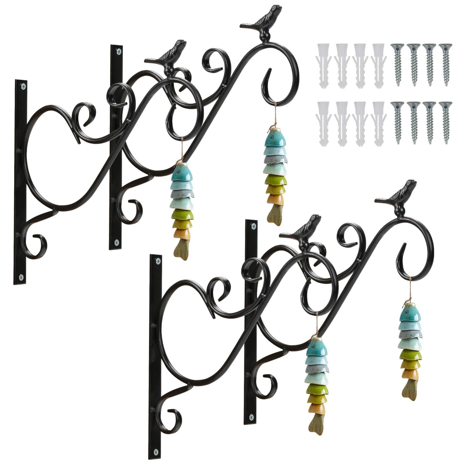 Dioche Panier Mural Support De Panier Suspendu Pour Pots De Fleurs Plantes Lanternes Décoration