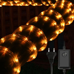 Ginatex tube lumineux led 20m,cordon lumineux,720 ampoules