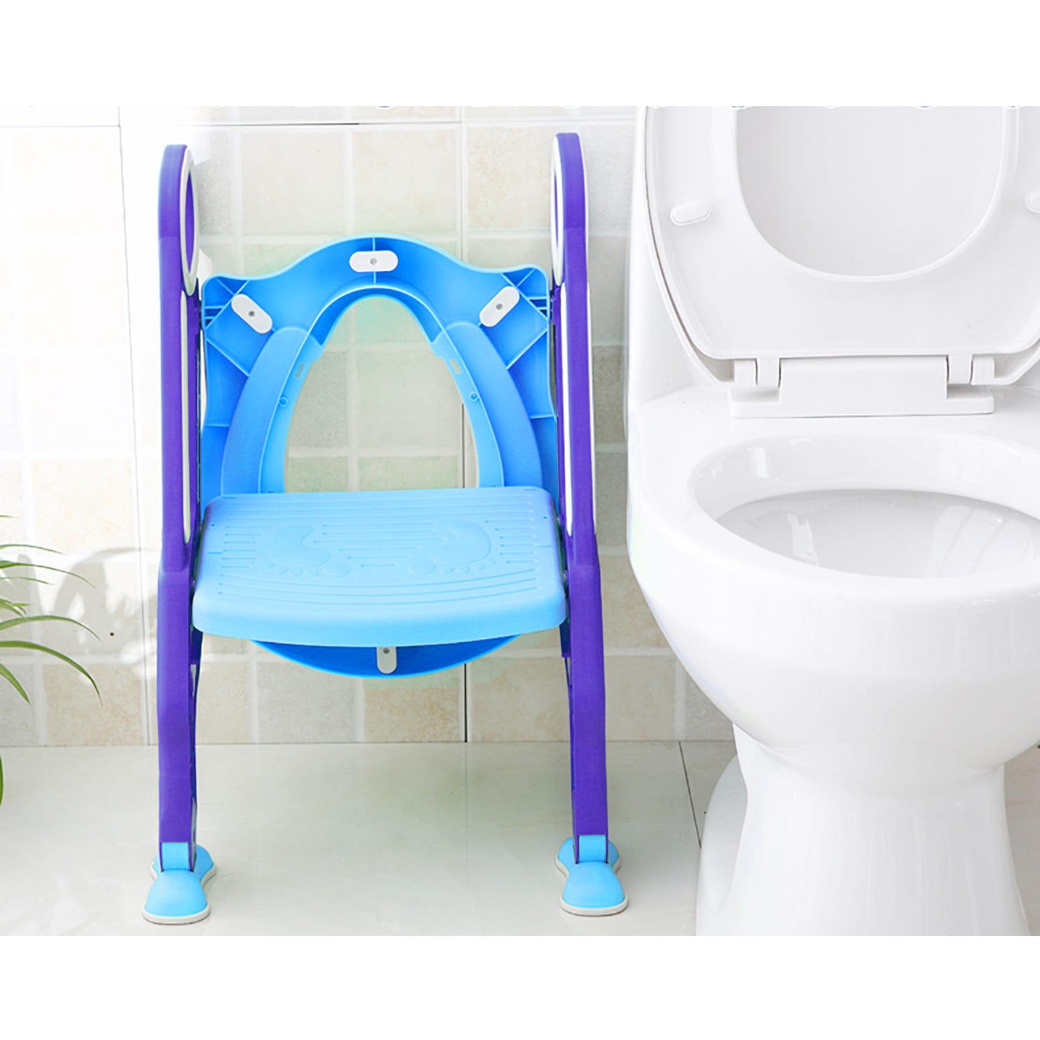 Siège de toilettes avec escalier Pot d'apprentissage Toilettes