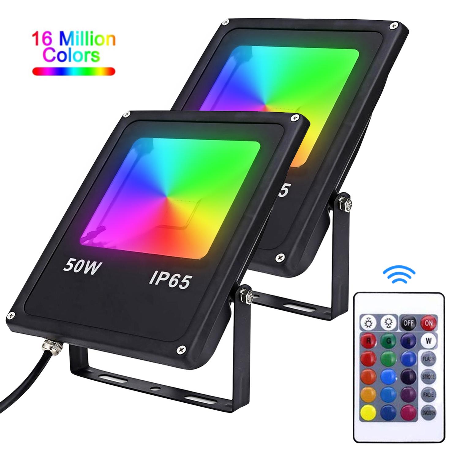 Aufun Lot 2 Projecteurs LED Chantier 200W + Trépied Télescopique – IP66 étanche, 6500K – Pour Garage, Jardin, Atelier