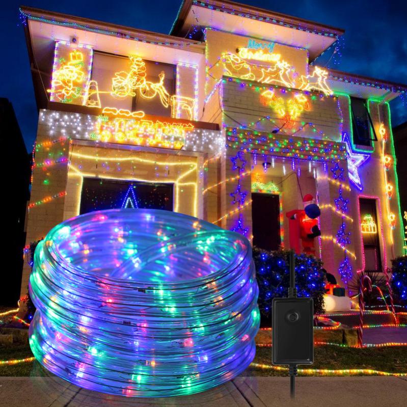 Guirlande Lumineuse EL Wire Sunboia 5x3.28ft Bleu - 3 Modes Pour Vêtements, Fête Et Déco