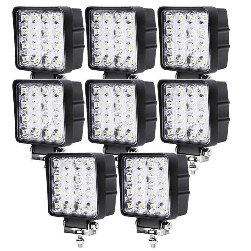 Barre LED 72W 12-60V Pour 4x4 Et Offroad - Projecteur Rectangle 6500K - 2200 Lumens