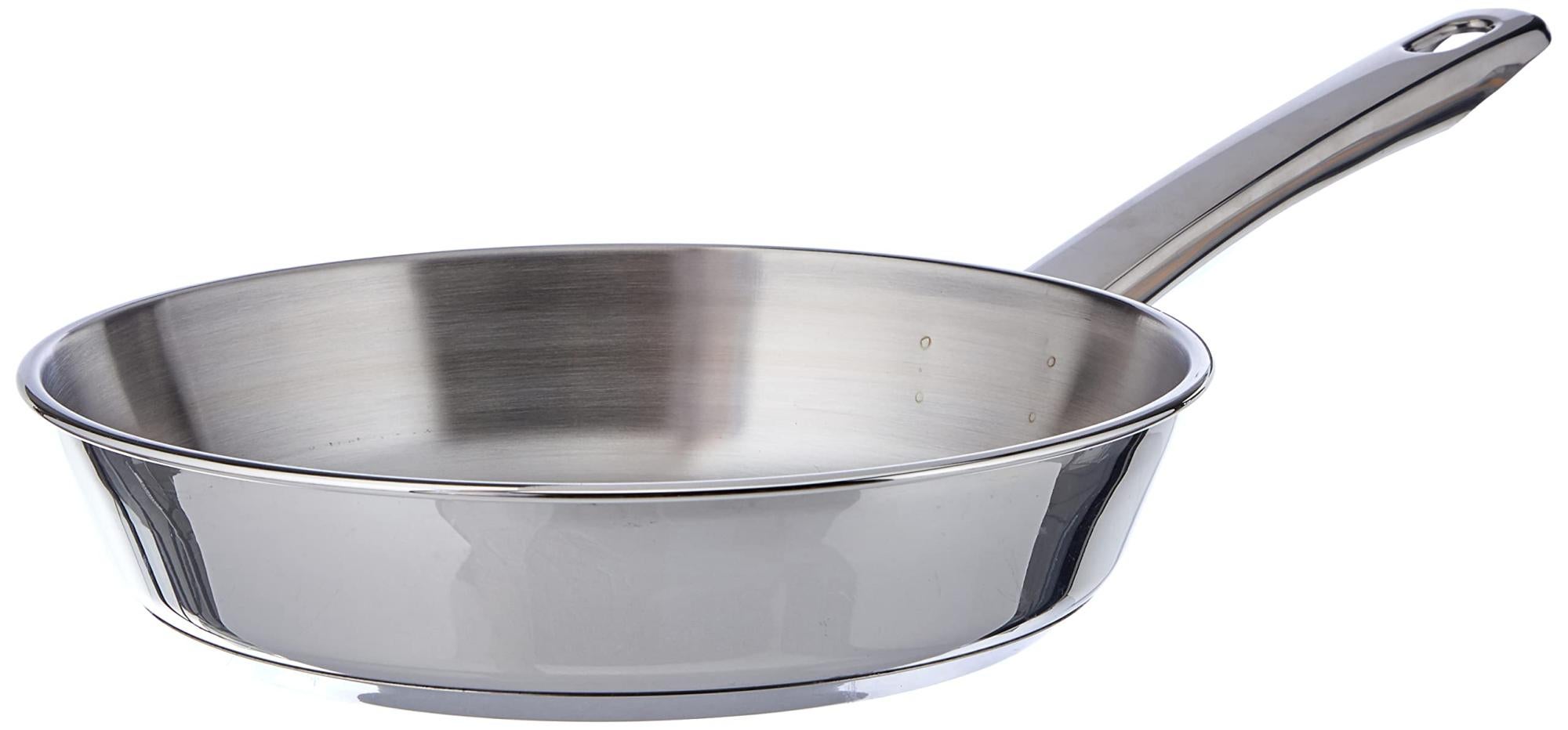 All-Clad 4110 NS, Padella con Rivestimento Antiaderente, 25,4 cm, Acciaio Inox (Edelstahl