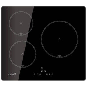 Placa de inducción - AMSTA AMHP87264, 2 zonas, 56,5 cm, Negro