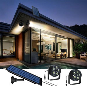 Lampadaire LED Extérieur Solaire Métal RGB Kefre avec Batterie USB  Rechargeable - Ledkia