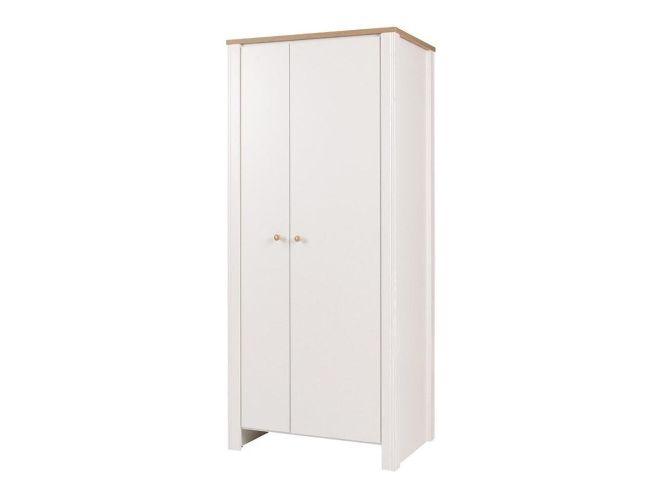 Armoire Toledo J103, Crème, Chêne doré, 193x85x57cm, Wardrobe doors