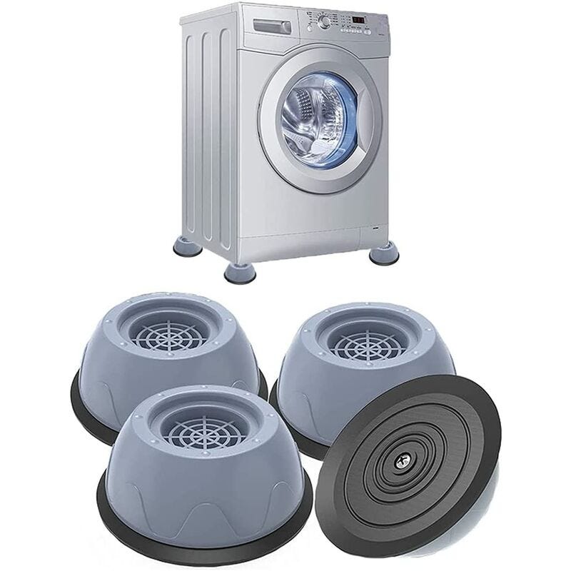 4 patins anti-vibrations pour machine à laver