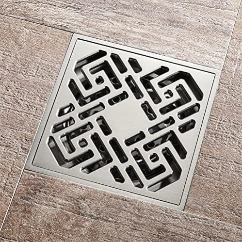 Couvercle De Drain De Douche Avec Finition Chromée Installation Facile