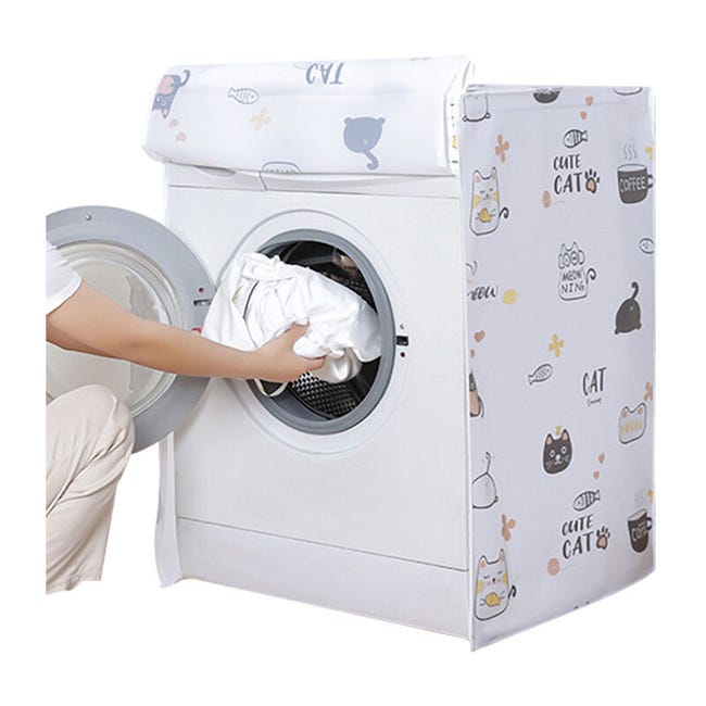 Housse imperméable pour machine à laver ou sèche-linge, adaptée à