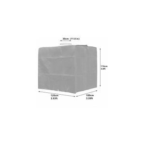 Bâche de réservoir d'eau, Bache pour Cuve 1000L/800L/600L IBC,  210D,Anti-poussière Anti-UV Anti-Pluie (800L 116x80x120, Vert) : :  Jardin