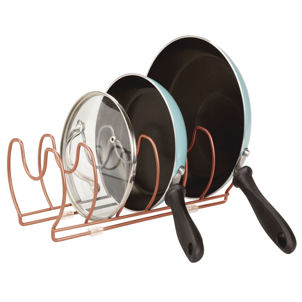 mDesign pot ustensiles cuisine à suspendre – meuble de rangement cuisine –  accessoire de cuisine pratique en métal – couleur bronze : :  Cuisine et Maison