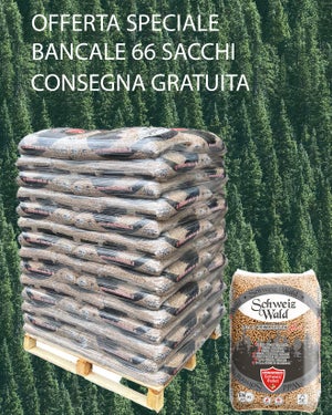 Consegna pellet ENplus A1 su pallet