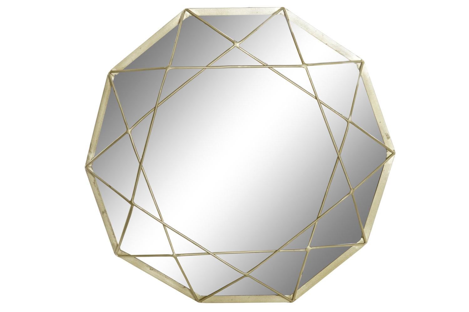 Miroir en fer miroir 50x5x52 or mat | Leroy Merlin