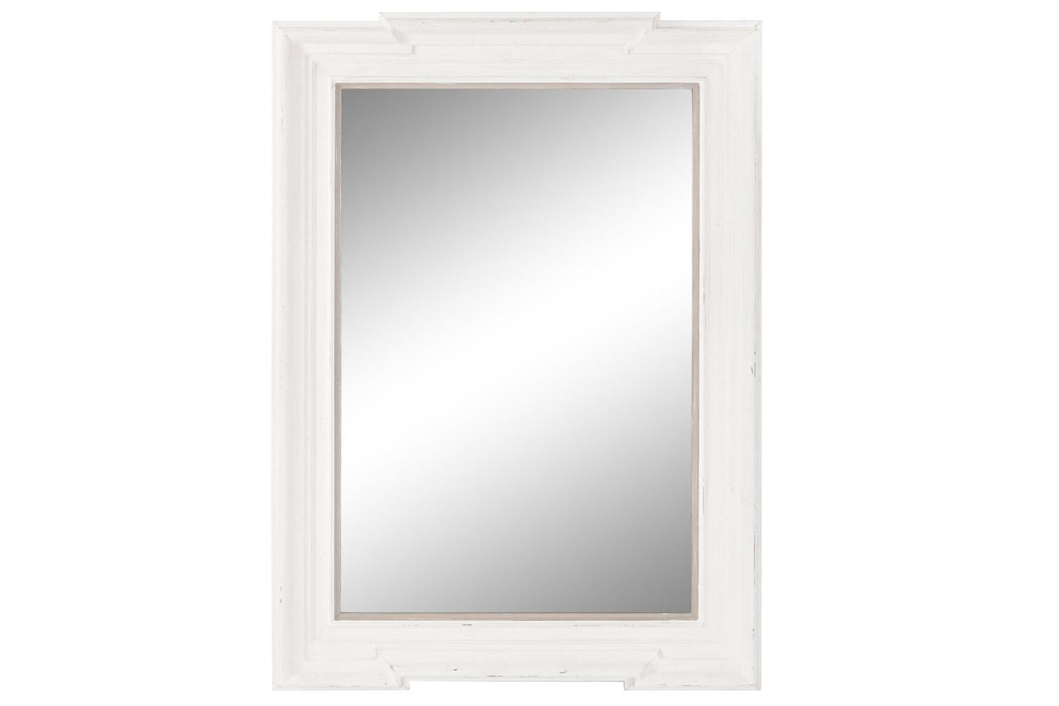 Miroir miroir en bois 85x5x120 blanc | Leroy Merlin