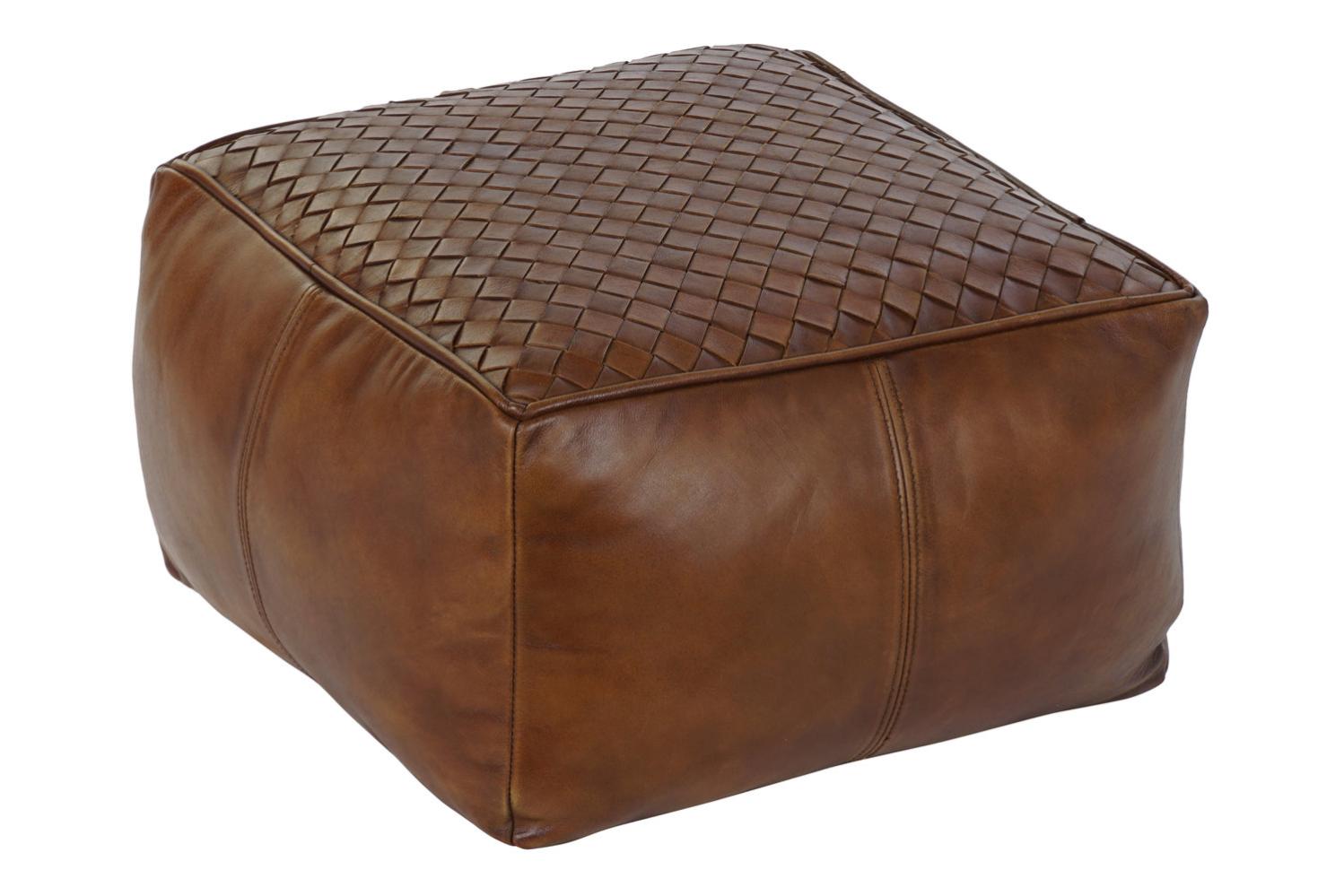 Grand Coussin de Sol - Cuir Vintage Camel main image 1