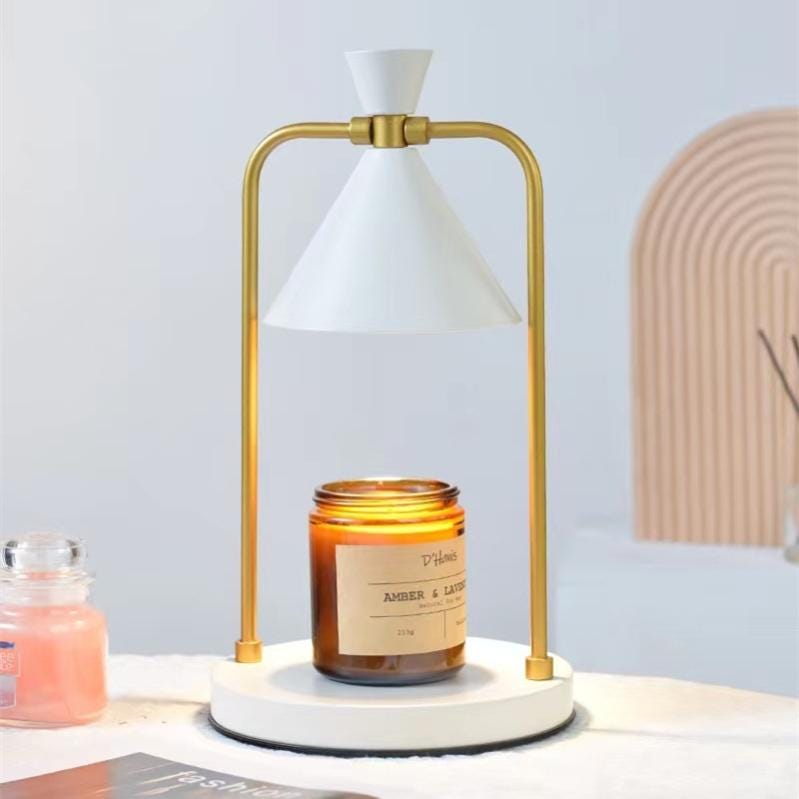 Lampe Chauffe-bougie Bouton Réglable Diffuseur De Parfum Chauffage