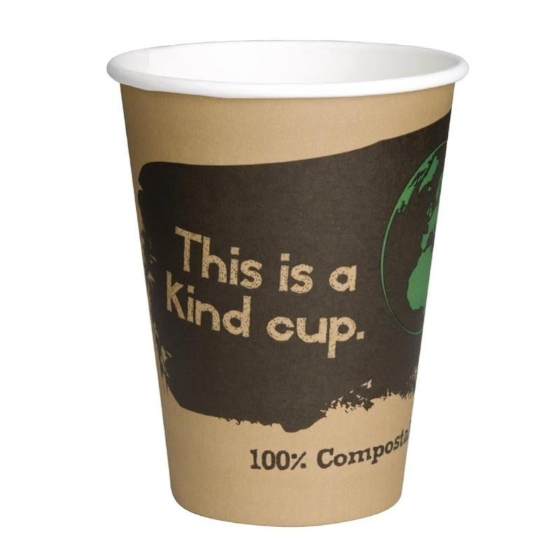 Gobelets Jetables Carton Kraft LPF - Lot De 1000 - 20-24cl - Recyclables Biodégradables - Pour Café, Thé
