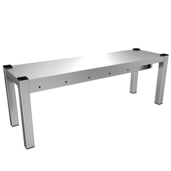 Etagère du chef à poser en inox - 1 niveau - Profondeur 300 mm - Longueur 1800 mm - ECP18301 main image 0