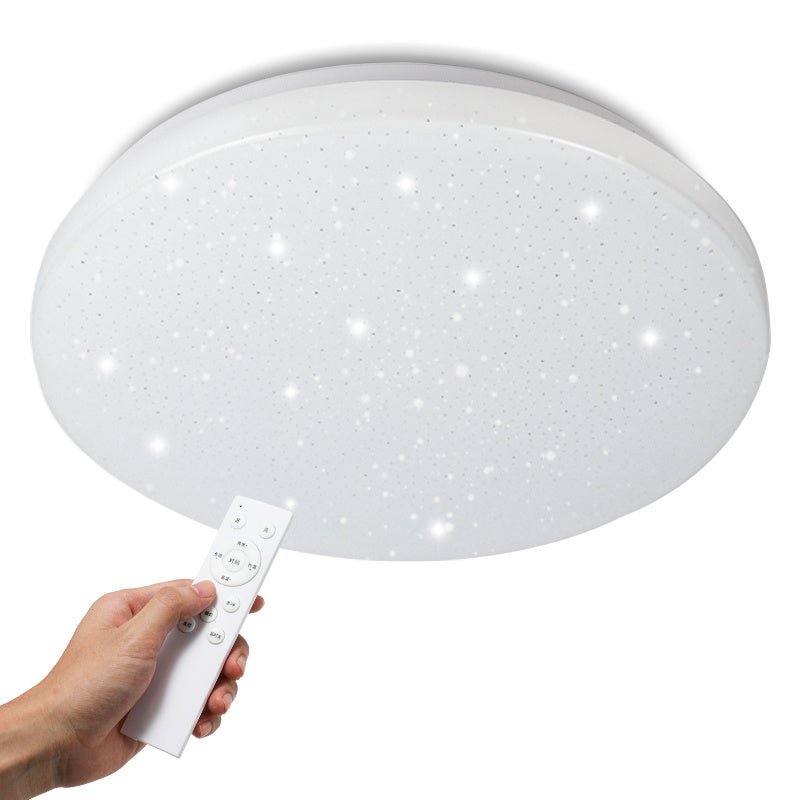 Lustre De Plafond Led W Avec Effet Ciel Toil Et Gradation Pour La Salle De Bains Au Design