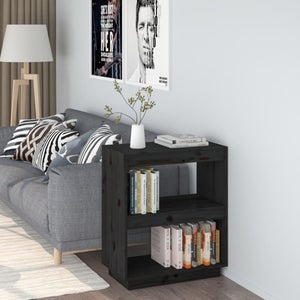 Libreria con Cassetti ALTA 60x35x142 cm Legno Massello di Pino