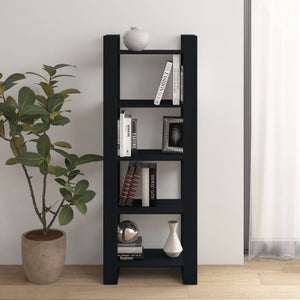 Libreria 60x35x180 cm in Legno di Mango Grezzo e Ferro