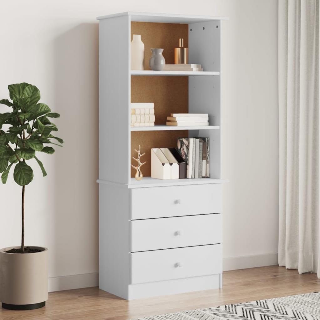 Cassettiera Alta 7 Cassetti Con Ante In Rattan E Manici In Legno, Struttura In Acciaio, Organizer Per Camera Da Letto E Ingresso, 50x30x115 Cm - 3