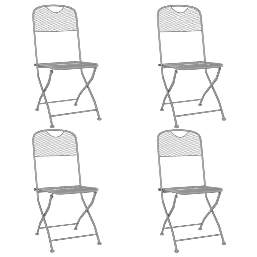 Set 4 Sedie Pieghevoli In Bambù Per Giardino – 43x54x88 Cm, Portata 130 Kg, Design Naturale