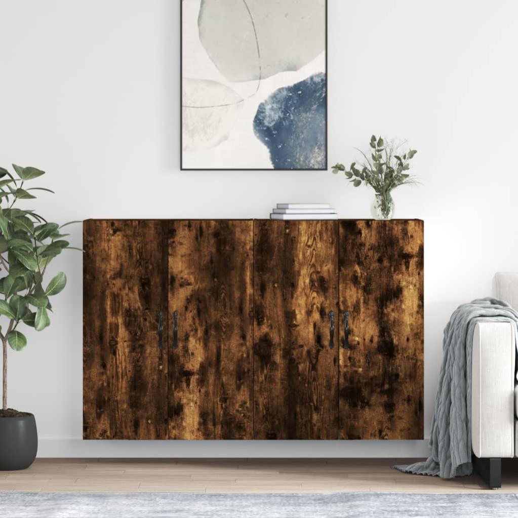 Armario Ropero 100x50x200 Cm - Madera Contrachapada Color Roble, Puertas Correderas, Con Barra Colgar