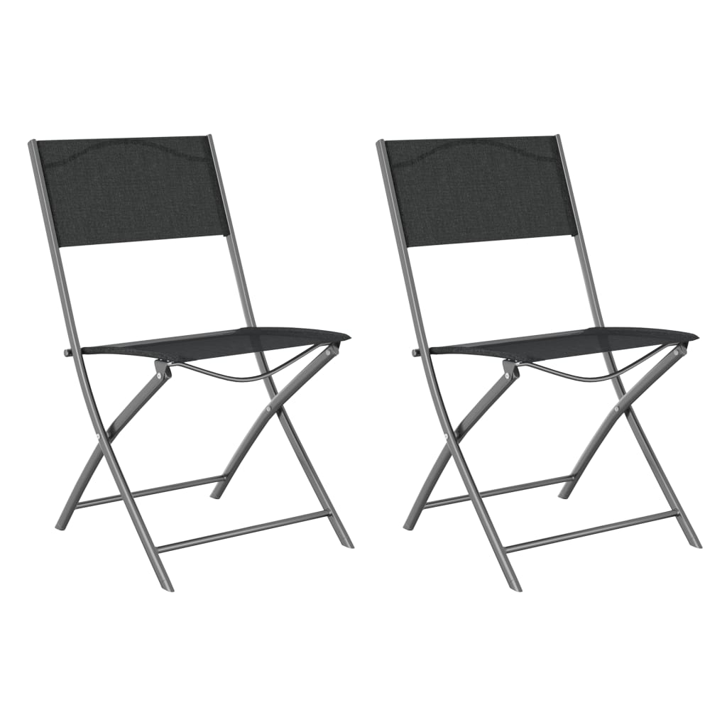 Set 2 Sedie Pieghevoli Portatili – Per Esterno, Spiaggia, Campeggio – Blu