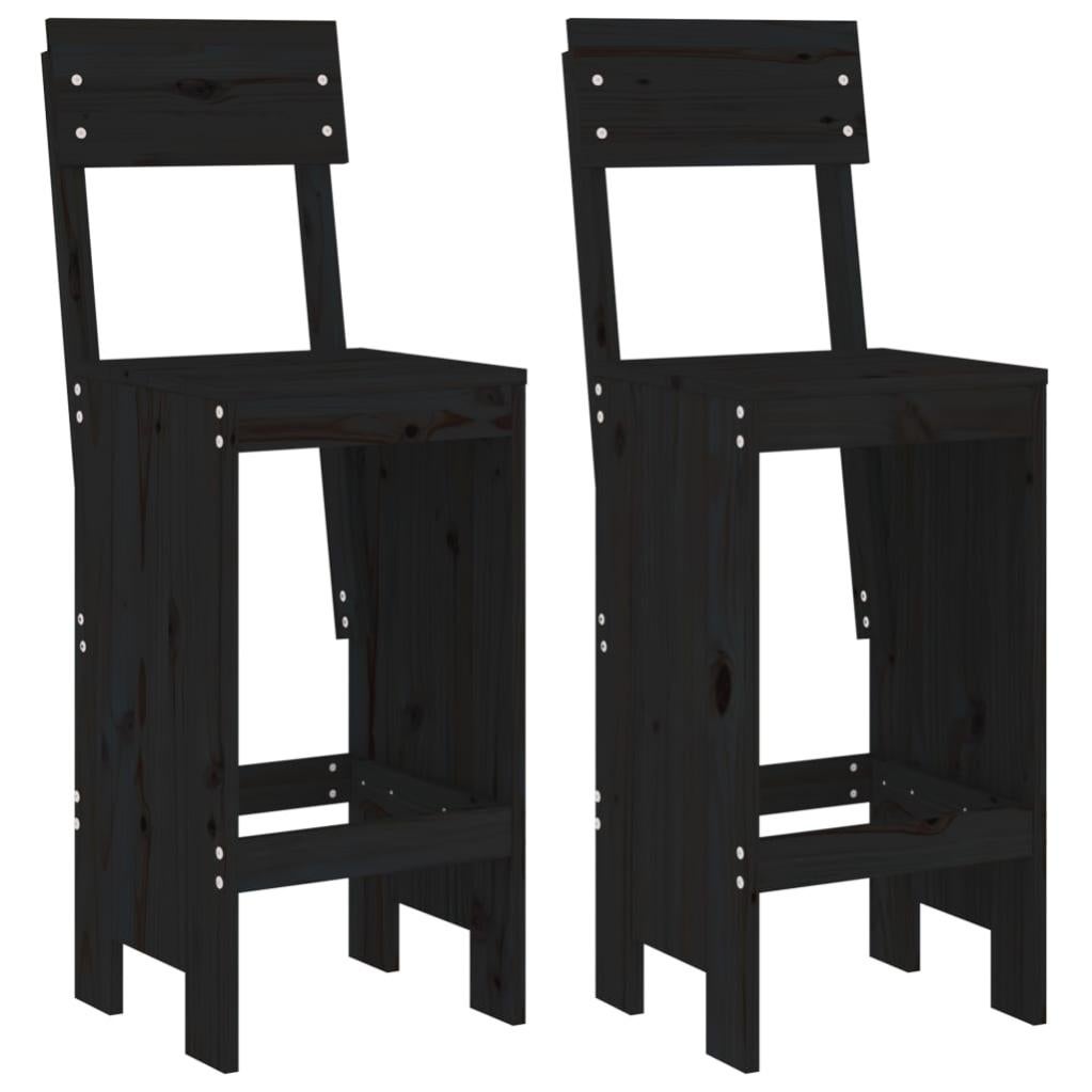 Set di 2 Lanterne Quadrate Nere Antiche Grigie con Pennello per Decorazioni di H