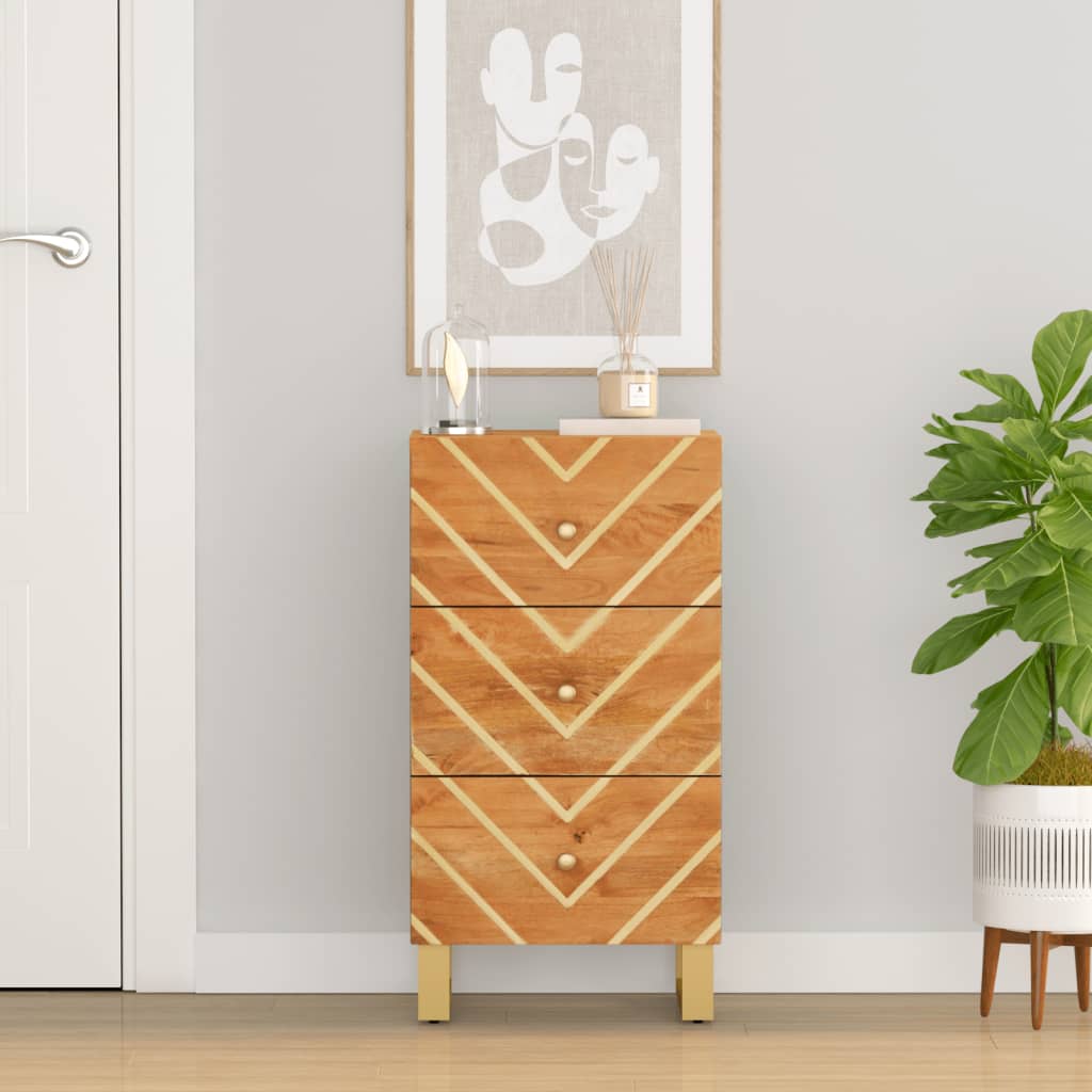 Cómoda de madera de mango 6 cajones - Muebles de almacenaje de