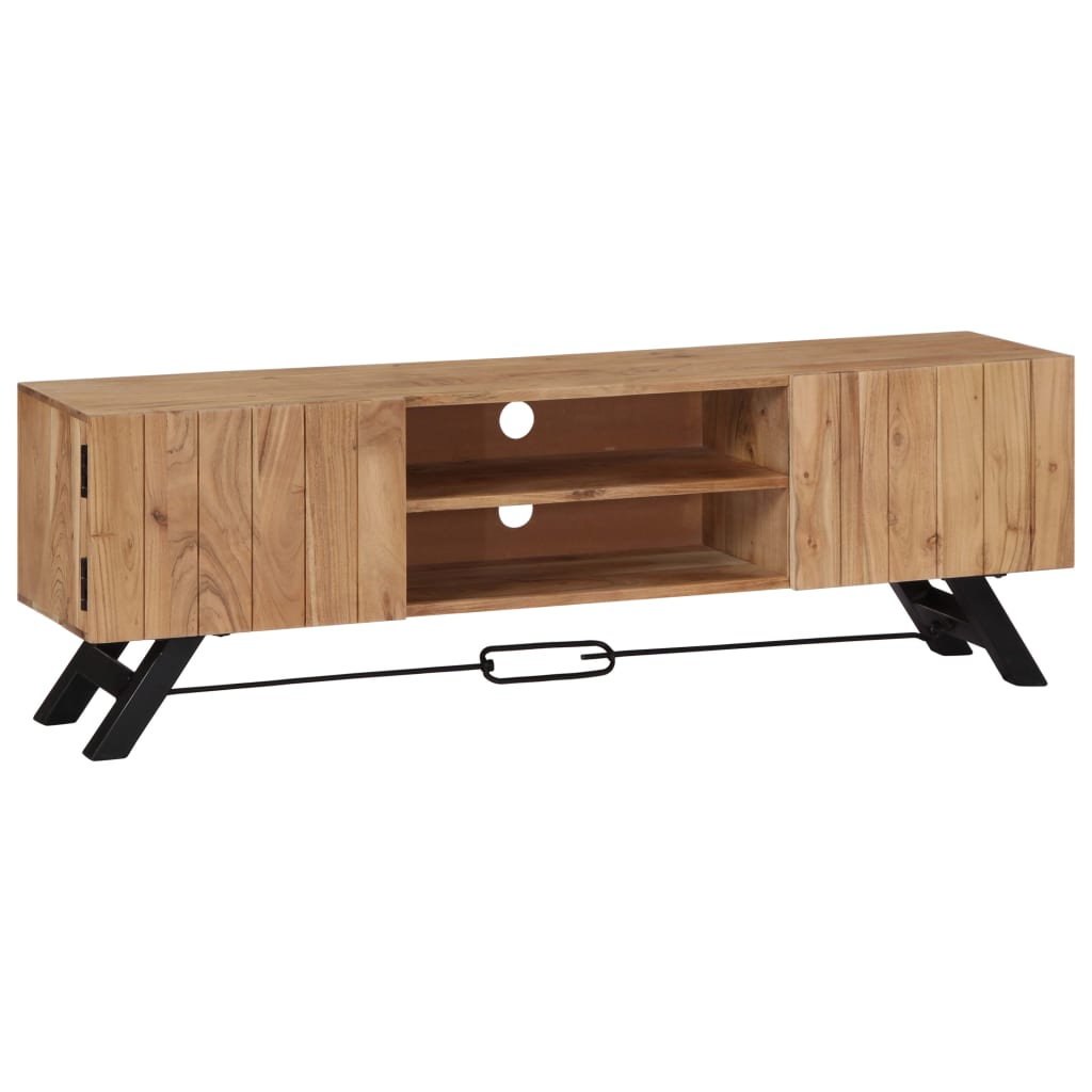 Mobile TV 140 x 30 x 45 cm Legno massello di acacia