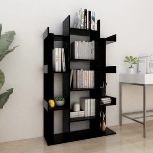 Libreria nera 40x35x180 cm in truciolare