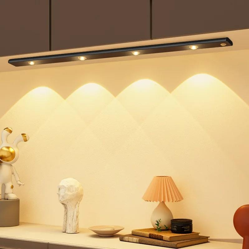 Luz LED con Sensor de movimiento para debajo del armario, lámpara