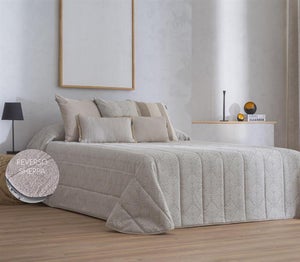 Relleno Nórdico 300gr Bicolor Reversible Cama 135/140cm 220x220cm Gris  Oscuro / Gris Claro Donegal Collections con Ofertas en Carrefour