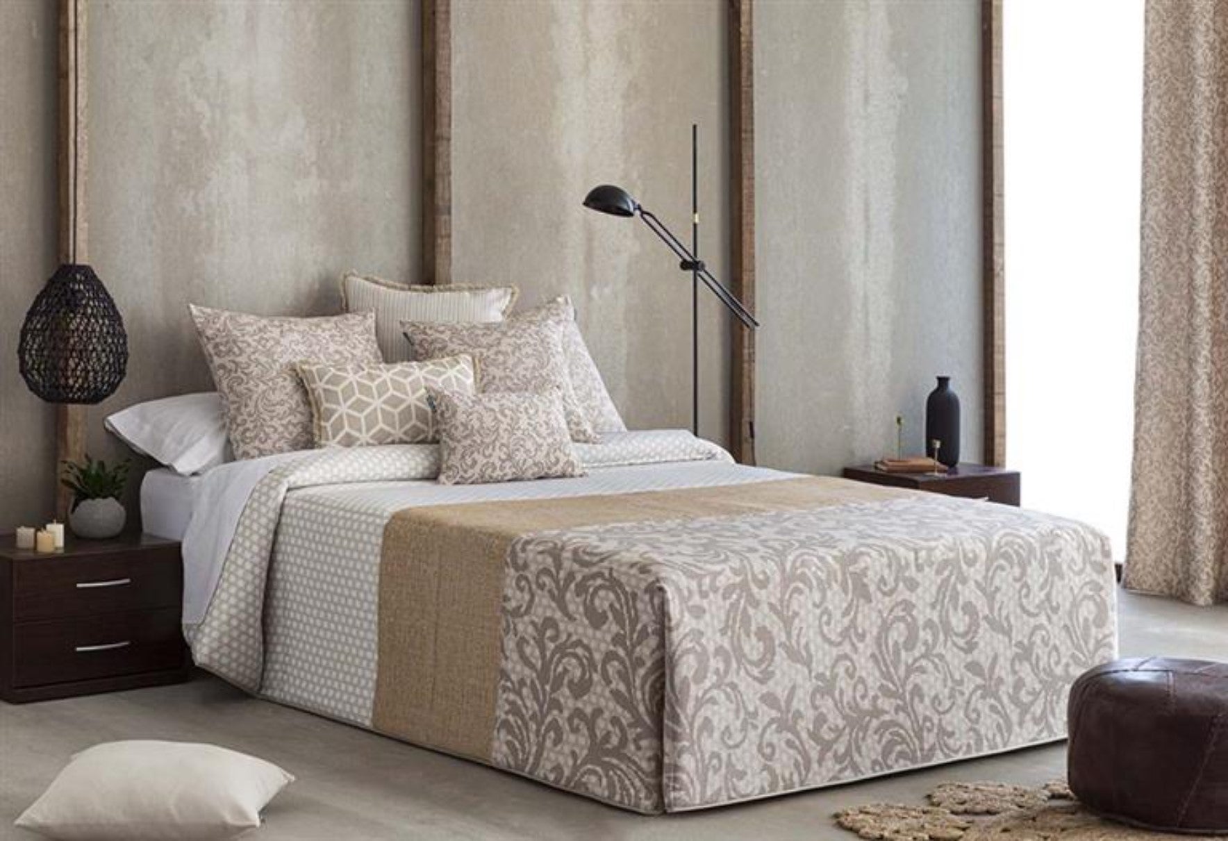 Edredon Conforter Jacquard Bierzo Beige Para Cama De Cm Leroy Merlin