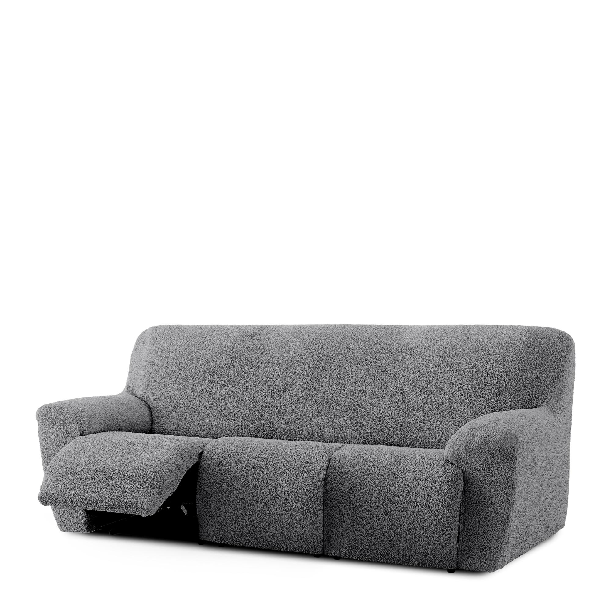 Funda Sofá Relax Chaise Longue Izquierdo Corto (250-360 cm) Gris Claro ROC