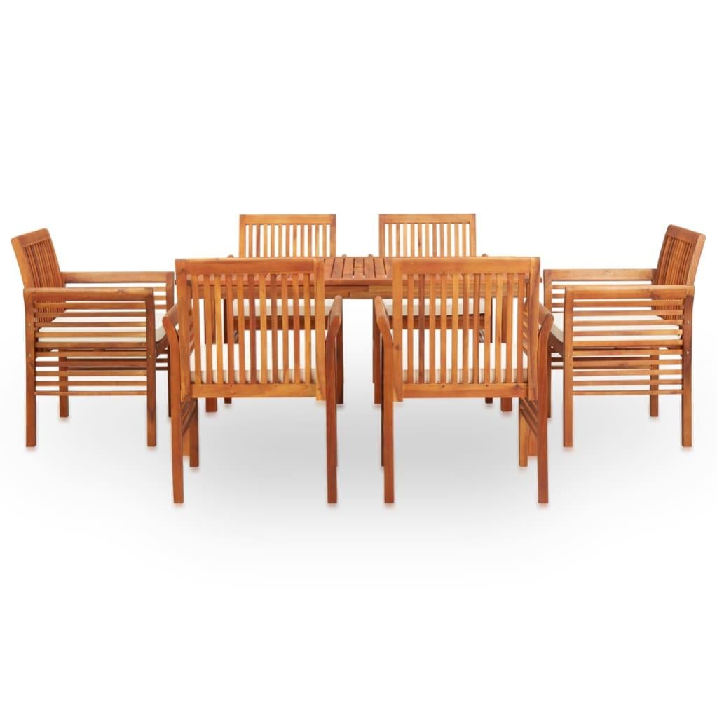 6 Pz Sedie Da Giardino | Sedie Da Esterno | Poltrona Con Cuscini In Legno Massello Di Teak Cfw600170 90628306