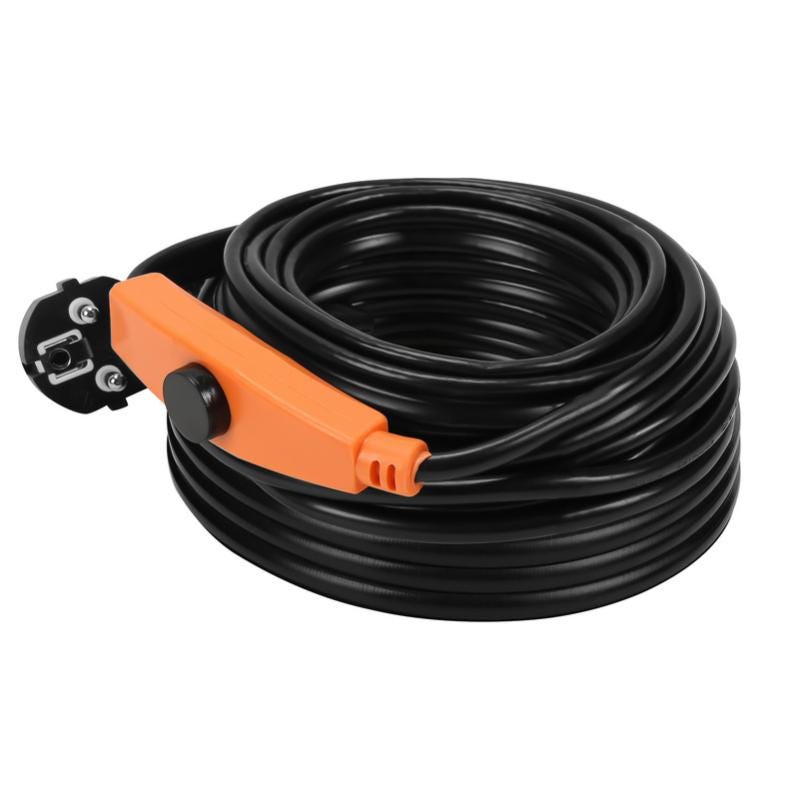 Cavo Scaldante Cavo Antigelo Tracciamento Tubo Autoregolante Con Termostato 4m 64w 90489865 Cavo Scaldante Cavo Antigelo Tracciamento Tubo Autoregolante Con Termostato 4m 64w 90489865
