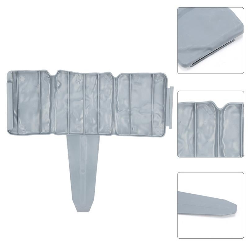 Bordo Aiuole In Plastica Effetto Pietra - 5m Flessibile Per Giardino - Foto 3