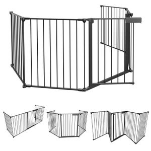 Barrière de sécurité enfant,protège feu - cheminée 123 x 123 x 76 cmClôture  de Pare-Feu-Clôture de cheminée pour animaux de
