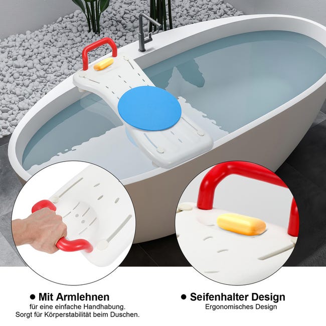 Tabouret salle de bain alaska blanc - Mr.Bricolage