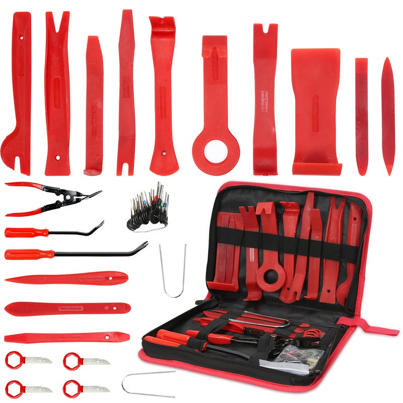 4 pièces kit d'outils de retrait de garniture de voiture panneau d